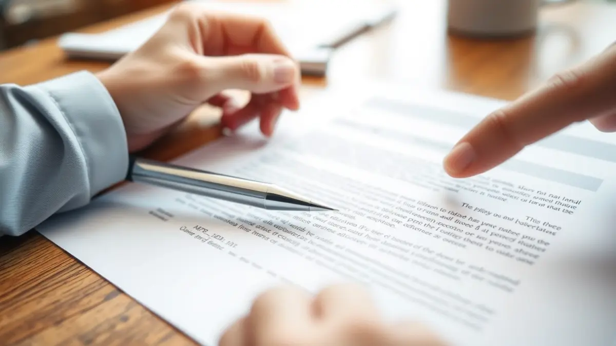 Imagen genérica de una carta o documento oficial sobre un escritorio de oficina.