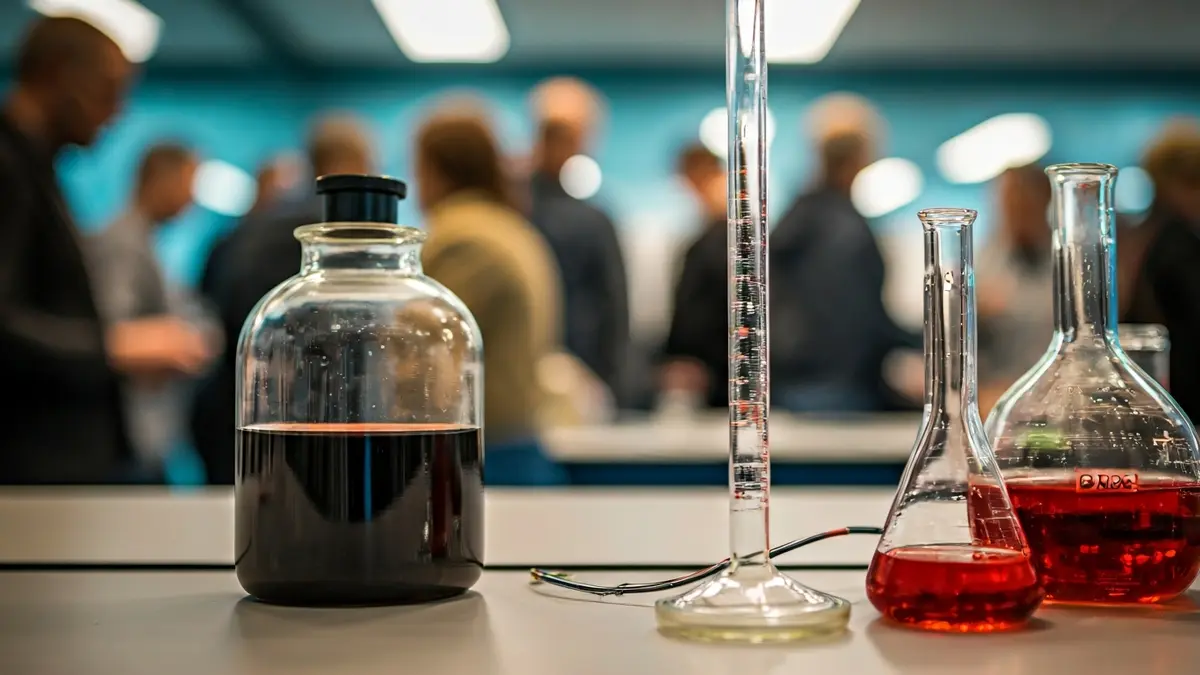 Imagen genérica de material de laboratorio, representando el análisis de aguas residuales.