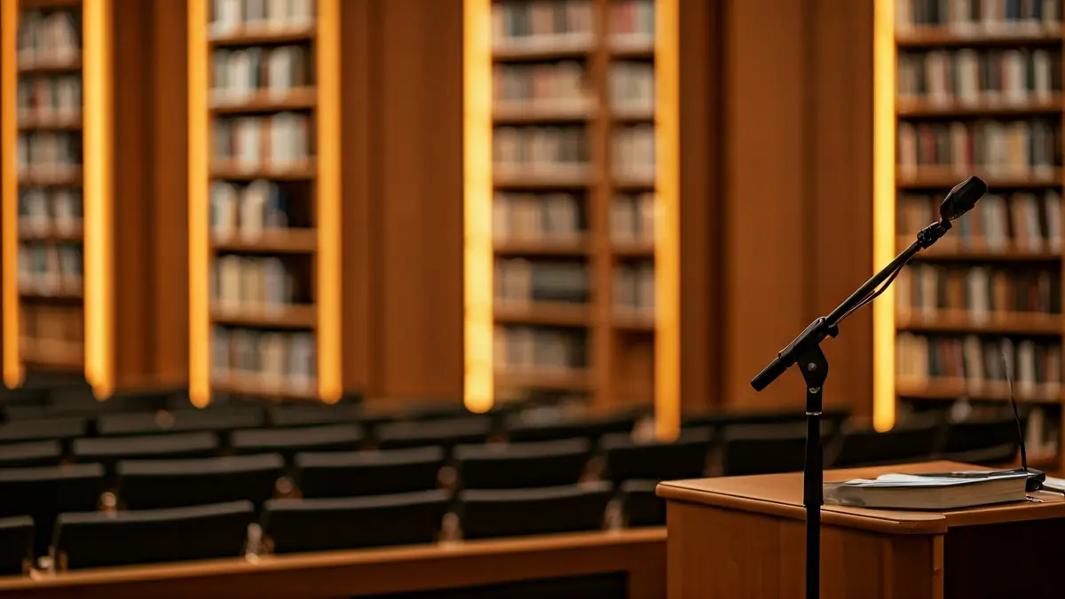 Imagen genérica de una sala de música o auditorio.