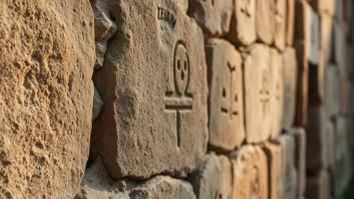 Imagen genérica de una pared de piedra antigua, evocando la historia y el patrimonio.