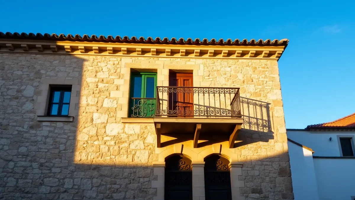 Fachada del Pazo de Montenegro en Lugo, sede de la Vicerrectoría