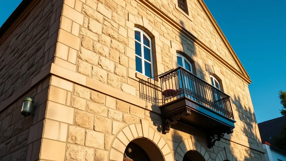 Imaxe da fachada dun edificio institucional