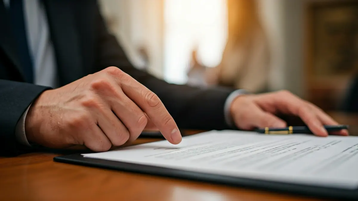 Imagen genérica de un documento oficial siendo revisado, simbolizando un trámite administrativo.