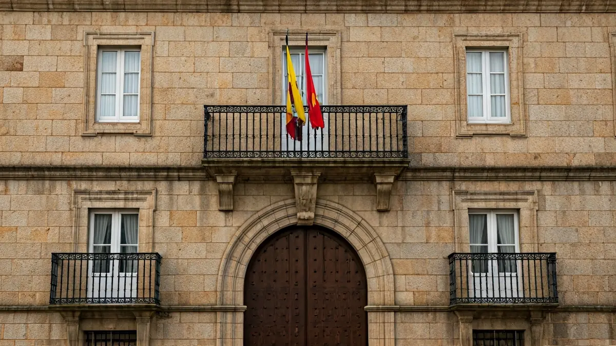 Imaxe da fachada dun concello galego