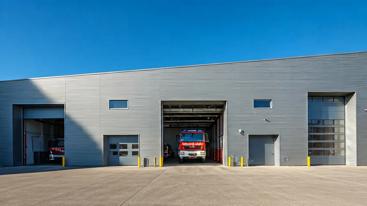 Imaxe do novo parque de bombeiros de Arteixo
