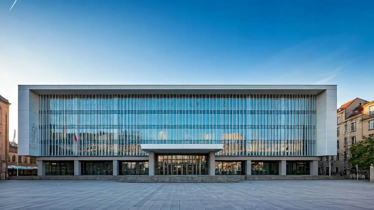 Imagen de la fachada de un edificio del ayuntamiento.