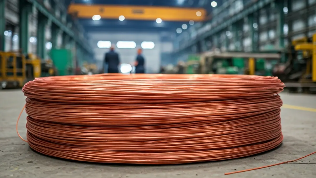 Imaxe xenérica de cable de cobre incautado.