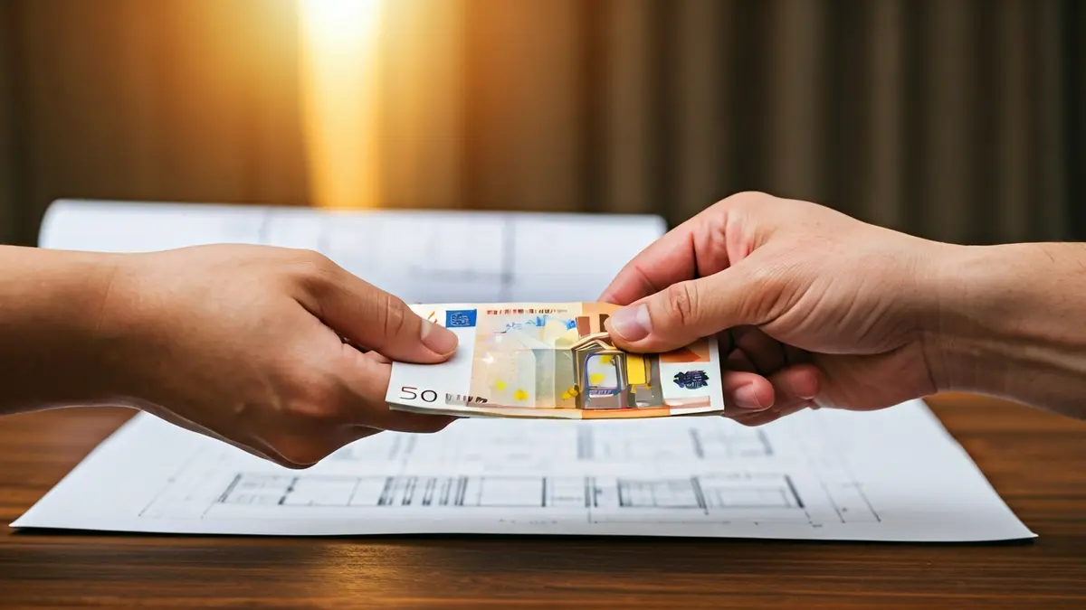 Imaxe xenérica de mans intercambiando diñeiro, simbolizando axudas económicas.