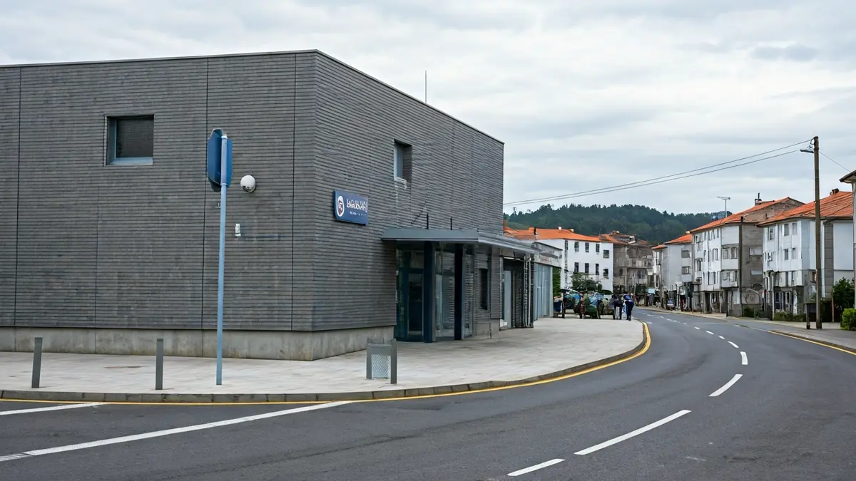 Imagen de un cuartel de la Guardia Civil en Galicia