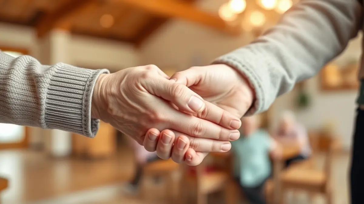 Imagen genérica de manos de diferentes generaciones entrelazadas, simbolizando el cuidado y el legado.