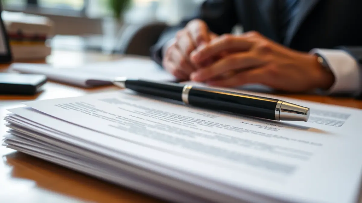 Imaxe xenérica de documentos e papeis, simbolizando trámites administrativos.