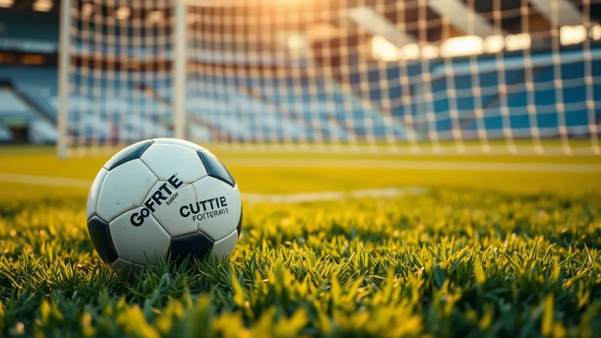 Imagen genérica de un balón de fútbol sobre el césped de un campo.