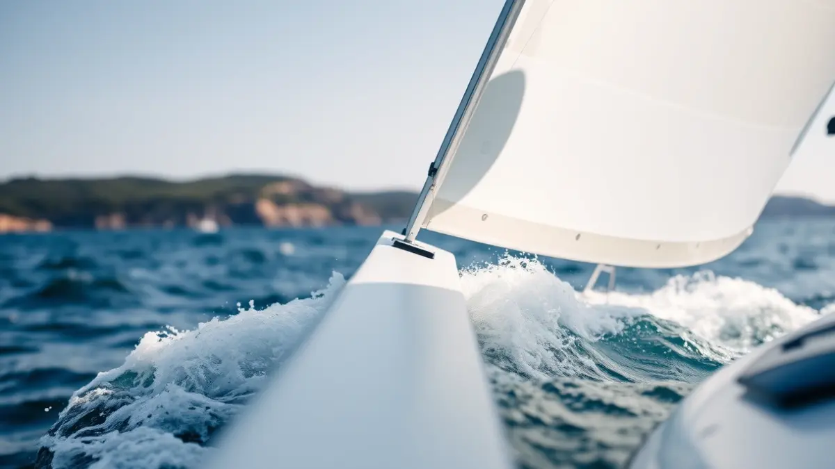 Imaxe xenérica dun veleiro navegando en augas tranquilas.