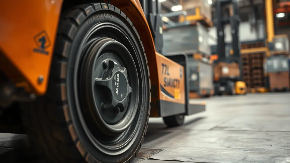 Imagen genérica de una carretilla elevadora industrial.