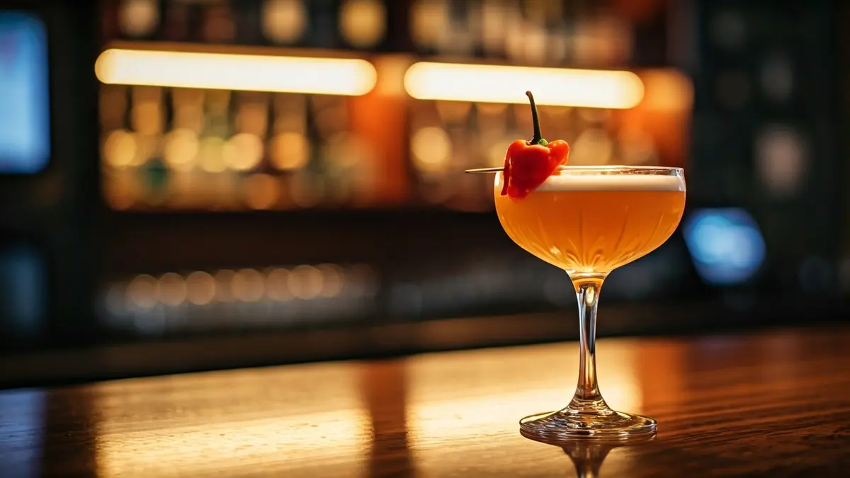 Imaxe xenérica dun cóctel con pemento de Herbón.