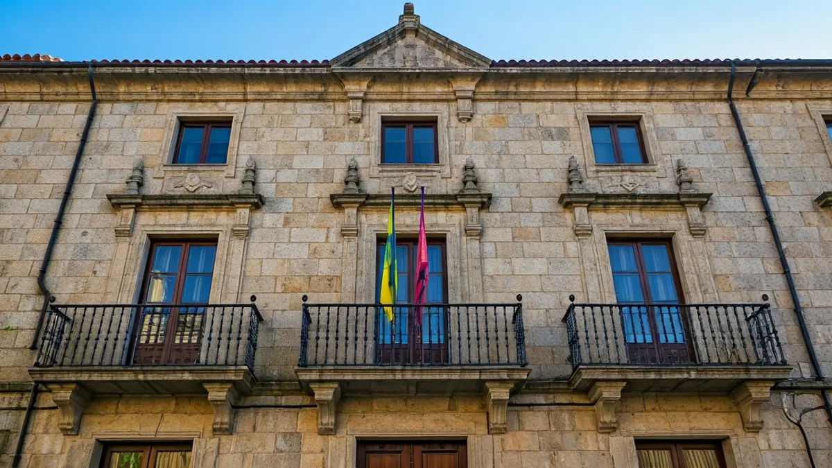 Imaxe da fachada dun concello galego