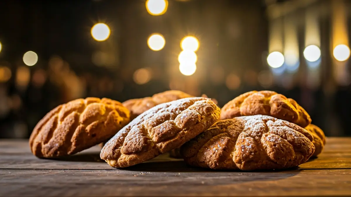 Imaxe de melindres, ricos e amendoados, doces tradicionais galegos.