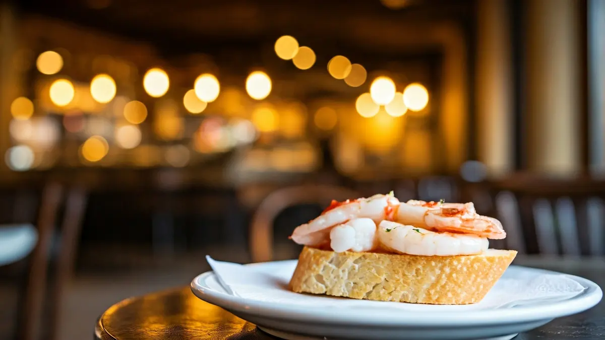 Imaxe xenérica dun pincho mariñeiro ben presentado.