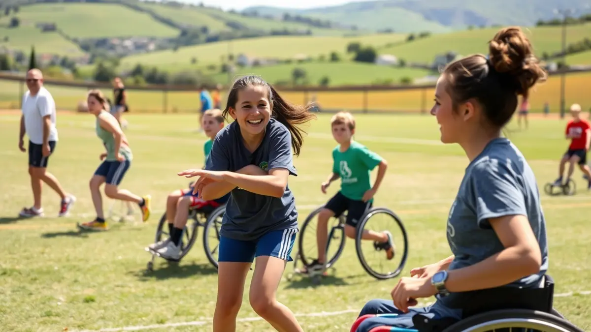 Imaxe de deportistas con discapacidade intelectual participando nos Xogos Special Olympics en Monterrei.