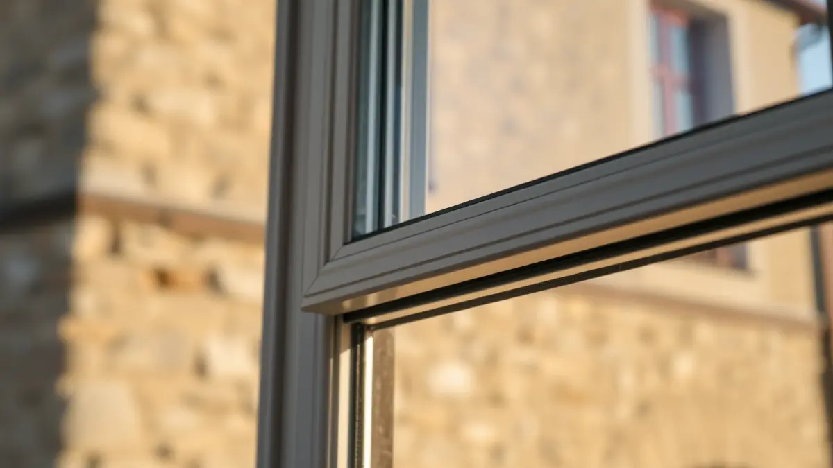 Imagen genérica de una ventana moderna de PVC, simbolizando la mejora de la eficiencia energética.