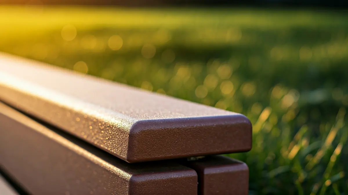 Imagen de un banco de parque con bordes afilados, sugiriendo un peligro.