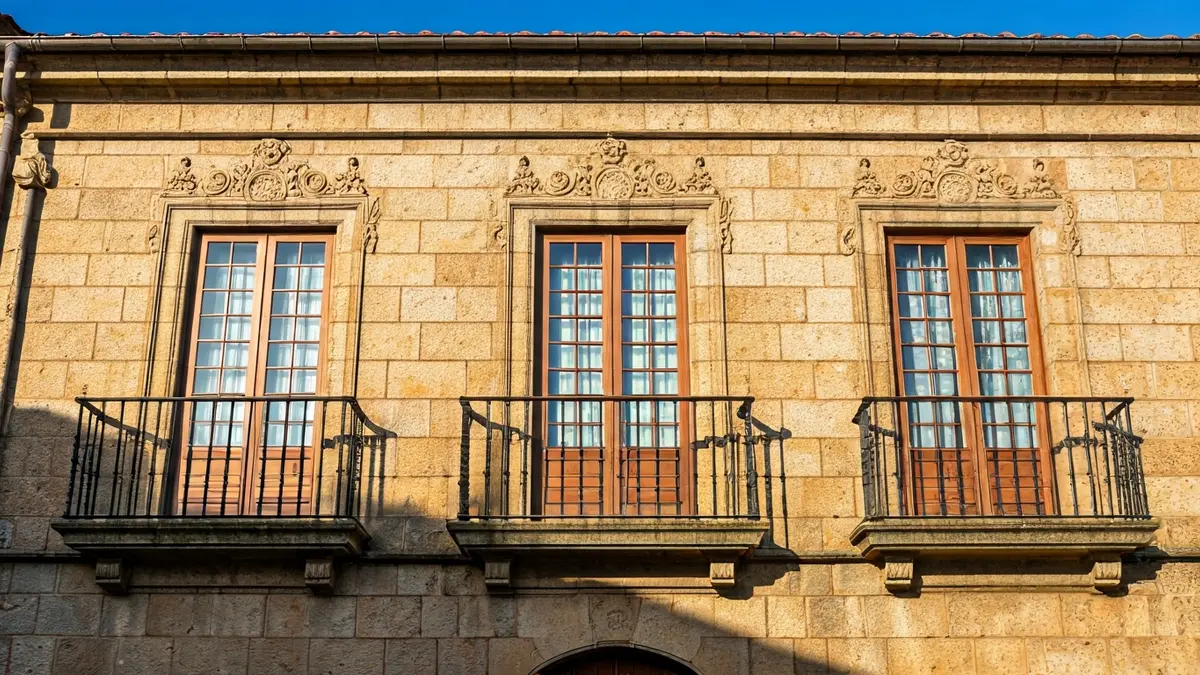Imagen de la fachada de un edificio institucional, posiblemente un ayuntamiento