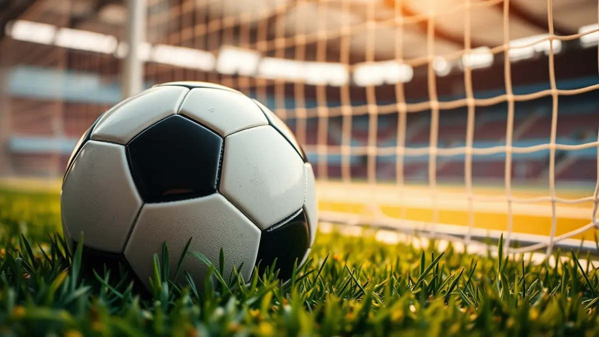 Imagen genérica de un balón de fútbol sobre el césped de un campo.