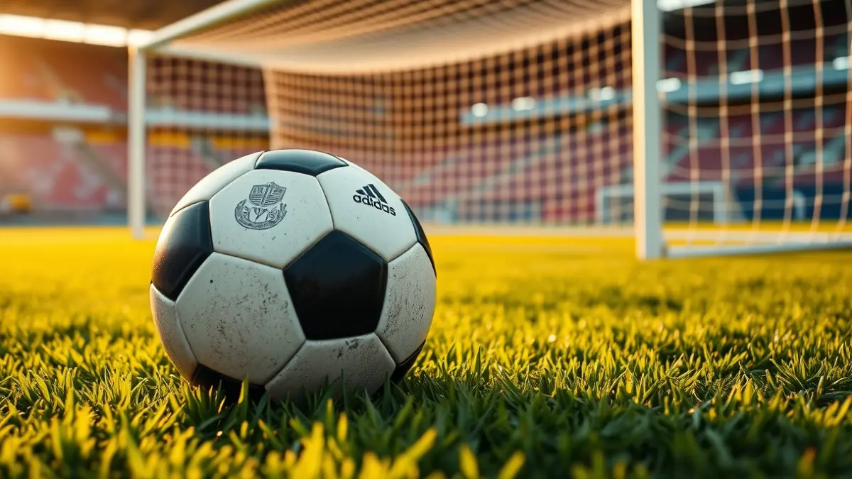 Imagen genérica de un balón de fútbol en un campo de hierba.