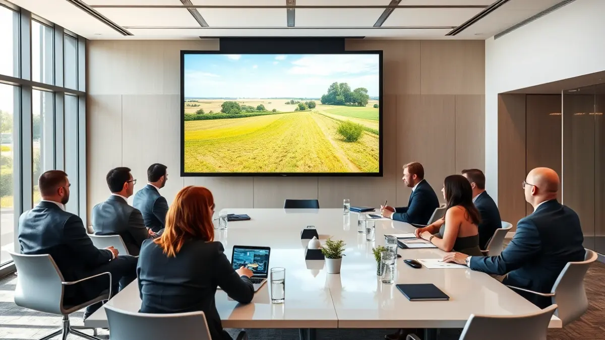 Imaxe xenérica dunha reunión de traballo ou foro empresarial.