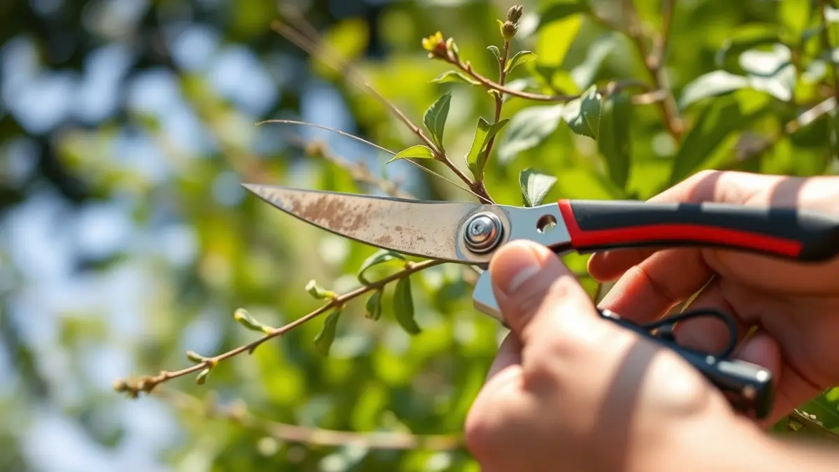 Imaxe xenérica de traballos de poda e eliminación de especies invasoras.