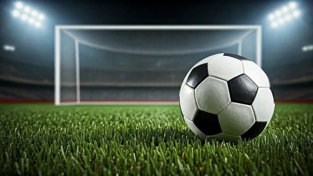 Imagen genérica de un balón de fútbol en un campo de césped.