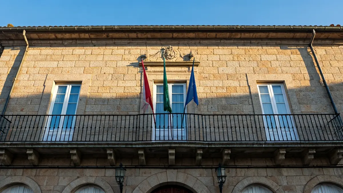Imaxe da fachada dun concello galego