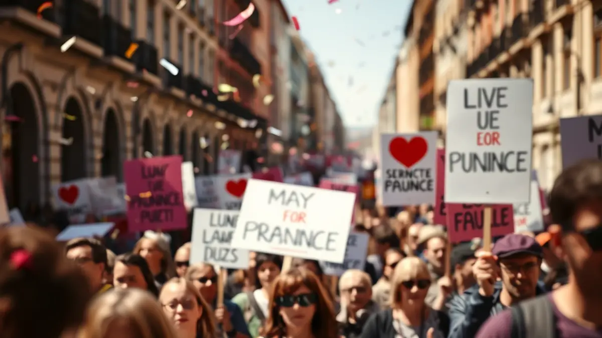 Imagen genérica de una manifestación del Primero de Mayo en Galicia.