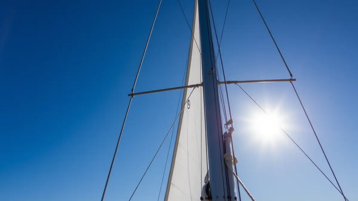 Imagen genérica de una embarcación de vela durante una regata.
