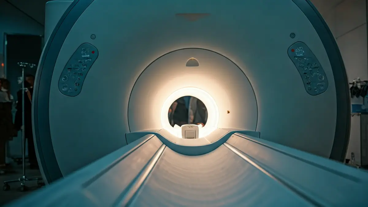 Imaxe xenérica dunha máquina de resonancia magnética.
