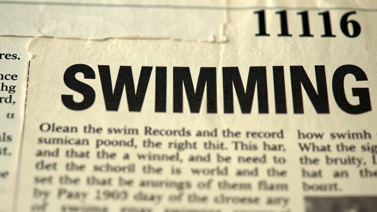 Imagen genérica de una página de periódico antiguo con titulares sobre eventos deportivos y sociales.
