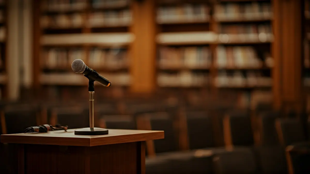 Imaxe xenérica dunha biblioteca con estantes de libros e un ambiente acolledor.