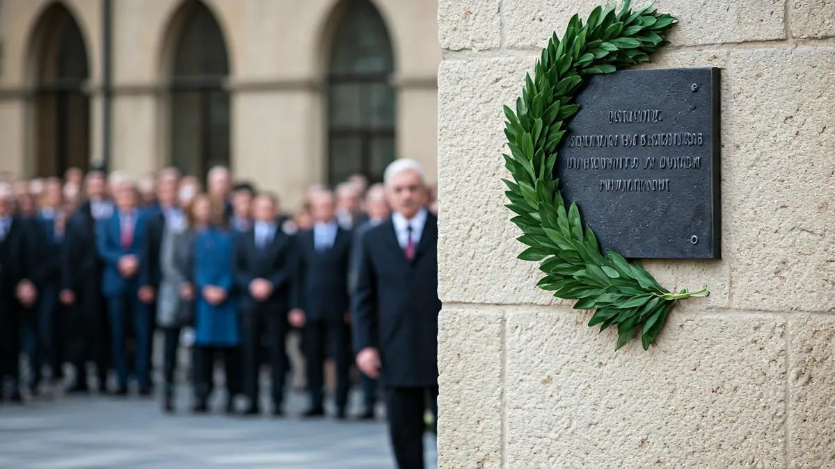 Placa conmemorativa en homenaxe a Manuel Agrasar Cajaraville, 'Barbarroxa'.