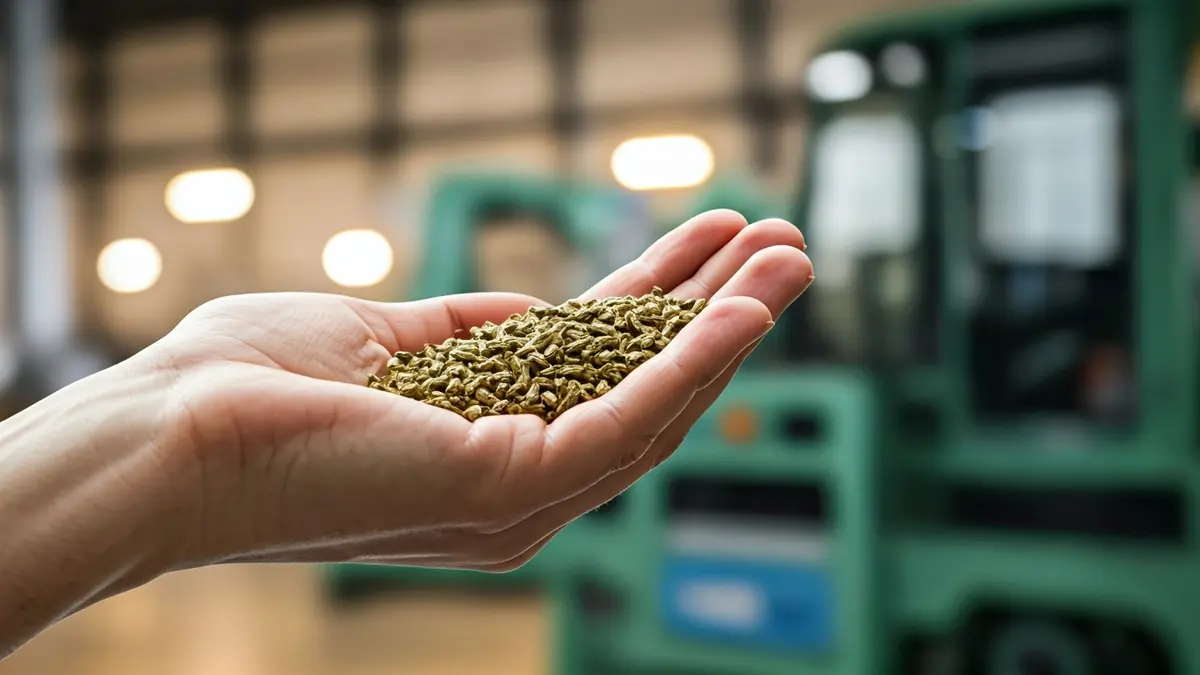 Imaxe xenérica de bioplástico, representando a innovación no reciclaxe de aceites usados.