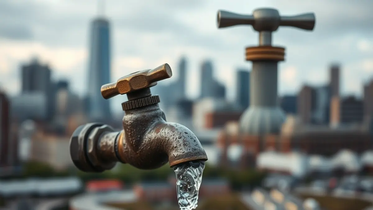 Imagen genérica de un grifo de agua, simbolizando la disputa por el canon del agua.