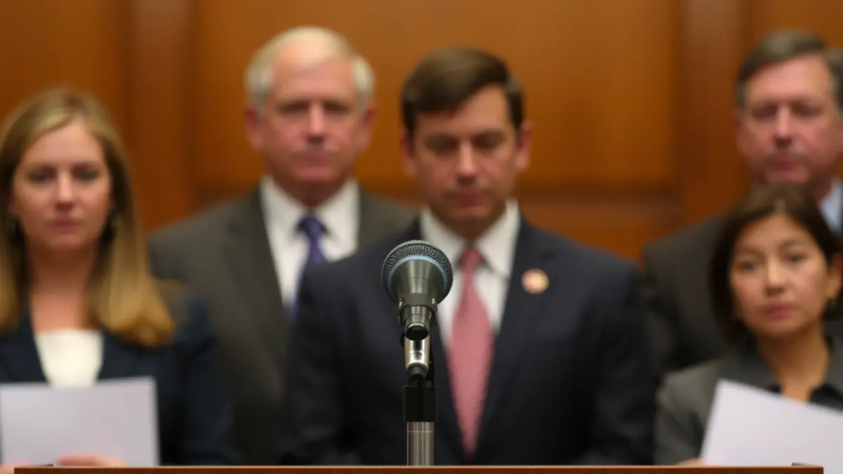 Imaxe xenérica dun micrófono nun podio, simbolizando un acto institucional.