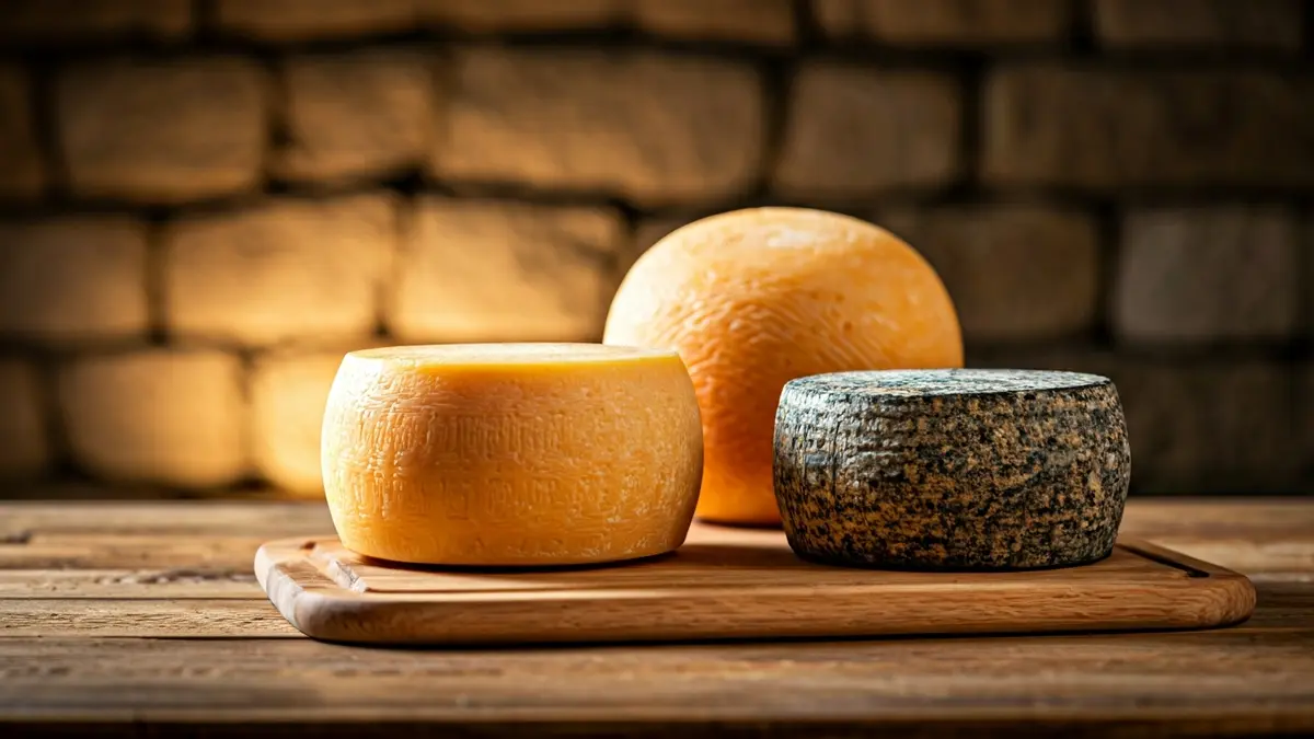 Imaxe xenérica de queixos artesanais galegos.