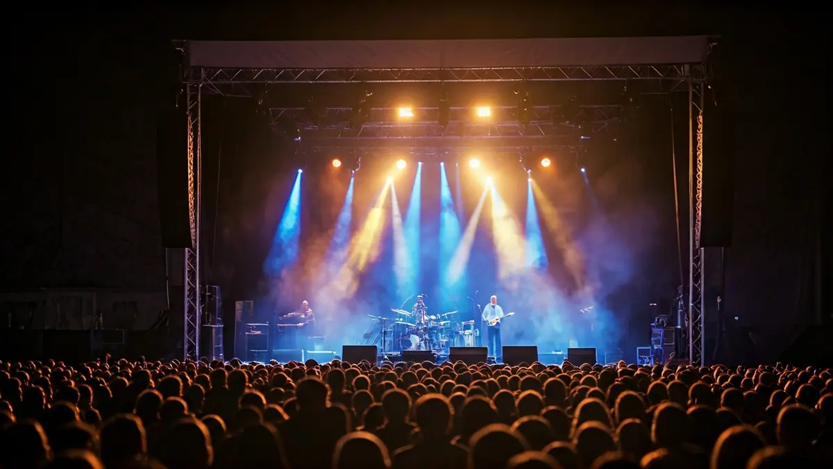 Imaxe xenérica dun concerto en directo.