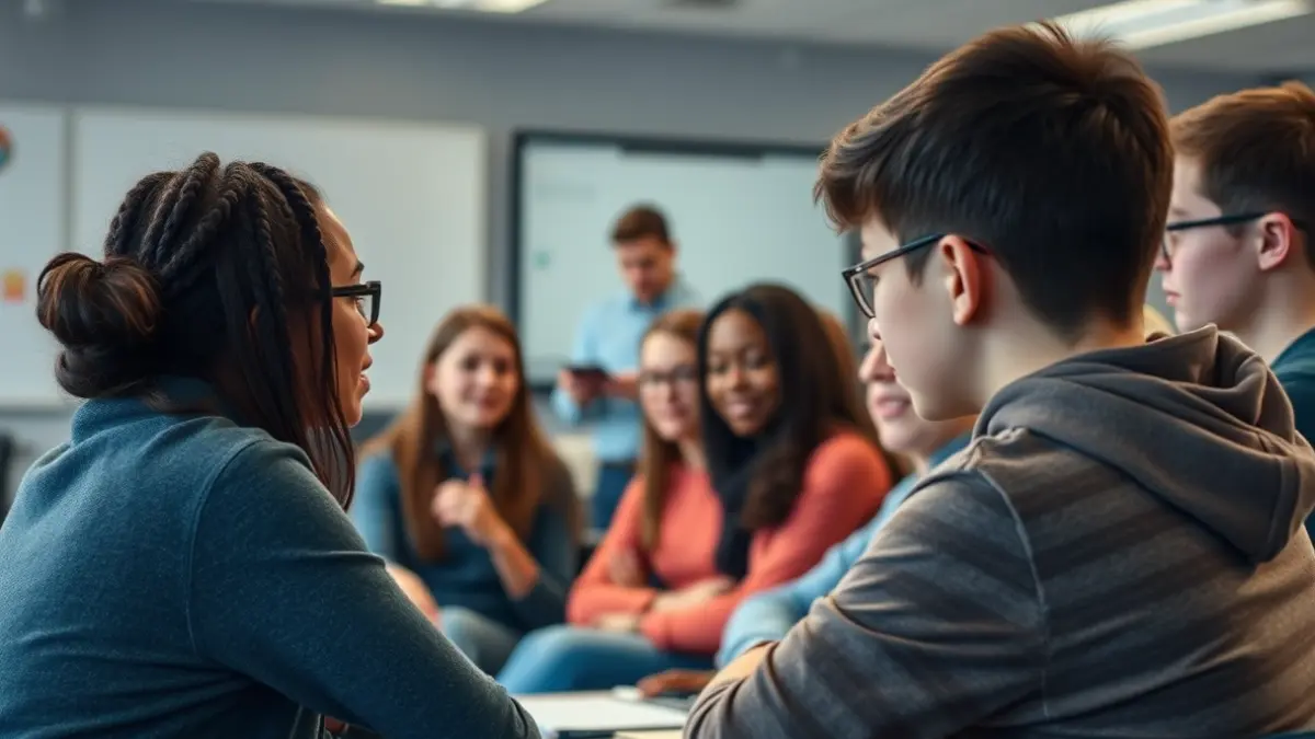 Imaxe xenérica de estudantes participando nun taller educativo.