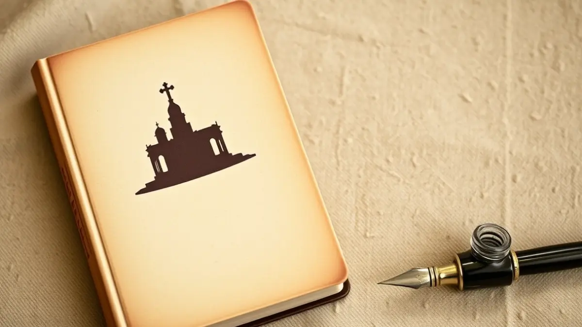 Imagen genérica de un libro antiguo y elementos de escritura, evocando una biografía.