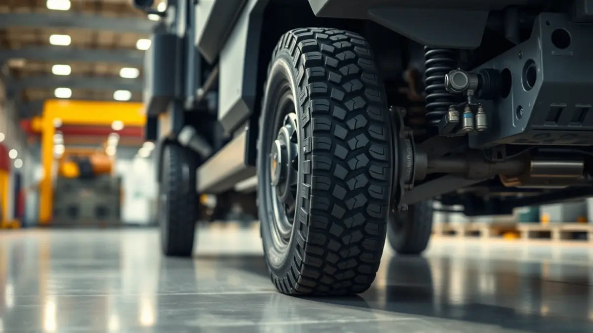 Imaxe dun vehículo blindado Vamtac, fabricado por Urovesa en Valga.