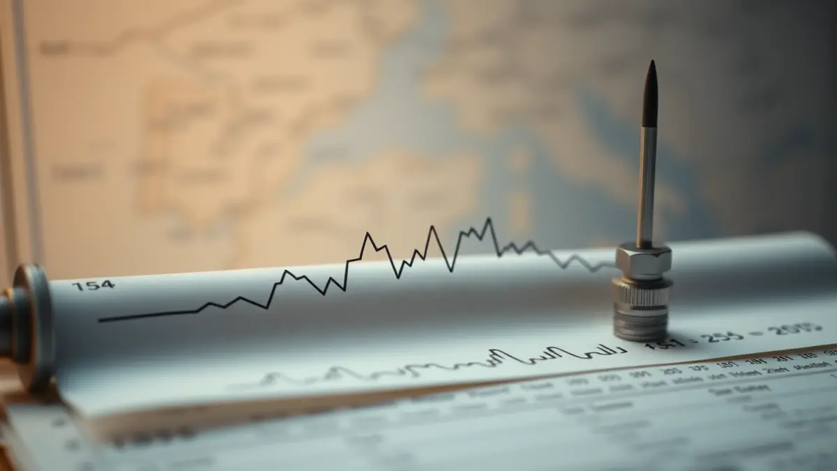 Imagen genérica de un sismógrafo registrando actividad sísmica.