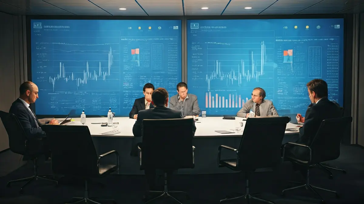 Imaxe xenérica dunha reunión de traballo ou foro económico.