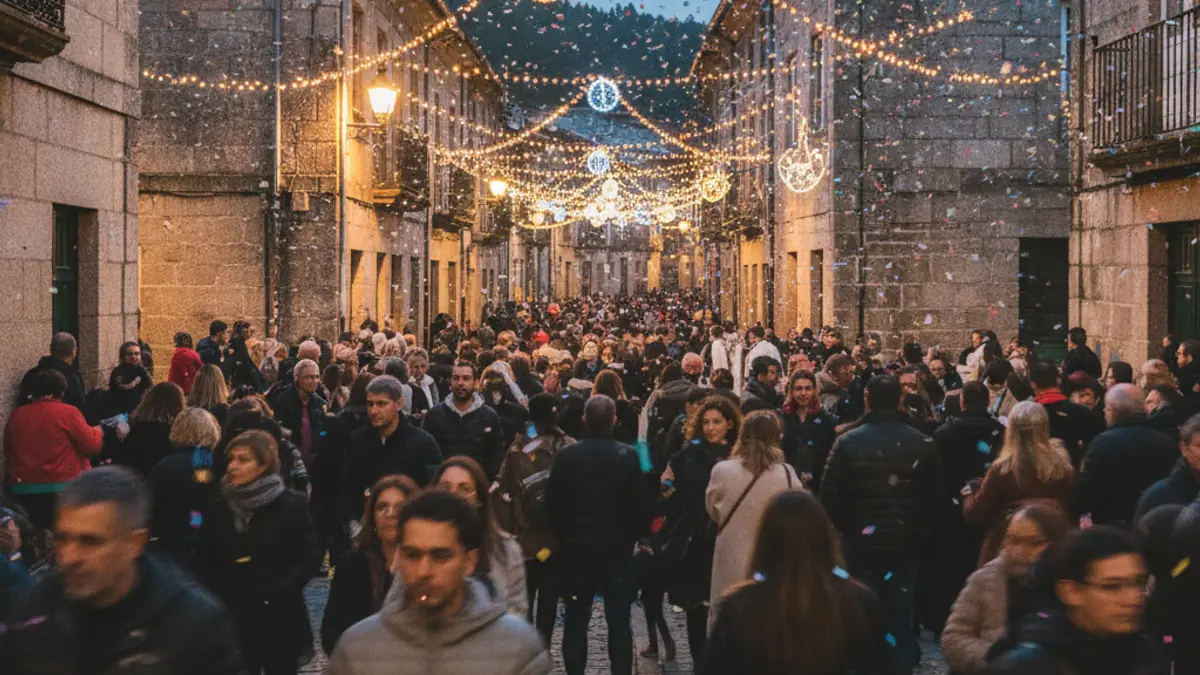 Imaxe xenérica dunha festa gastronómica en Galicia.