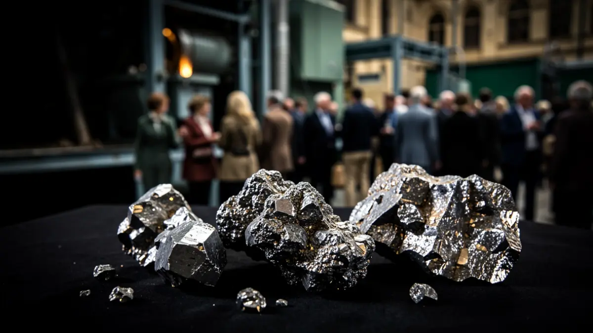 Primeira imaxe de mostra de mineral de volframio.